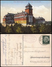 Ansichtskarte Oberwiesenthal Neues Fichtelberghaus im Erzgebirge 1935