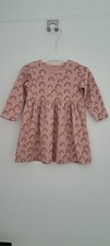 Mädchen Kleid in Rose Gr. 80 von ALANA mit Regenbogen- gut erhalten