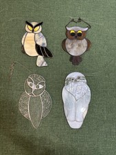 Eulen Tiffany Fensterbilder 4