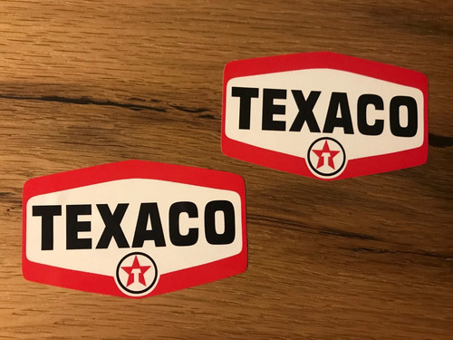 Texaco aufkleber öl - texaco,