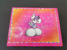 Diddl Schachtel Pink Aufbewahrungs Box / Spiegel hat Folie dran