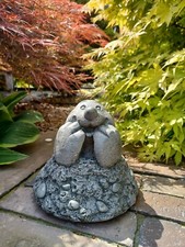 Steinfigur Maulwurf im