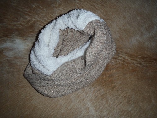 Kik schlauchschal beige - schlauchschal, braun