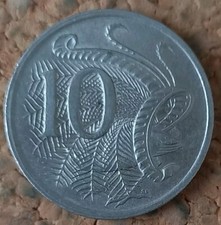Münze, Australien, 10 Cents, 1983, Elizabeth II & Superb Lyrebird