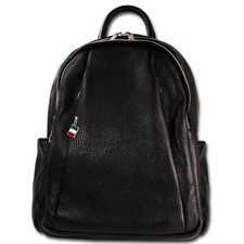 Florence Rucksack Damen Echtleder Cityrucksack schwarz ORM101S