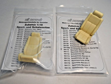 Konvolut Sportsitze Recaro 2,  1:18,   für Umbauten