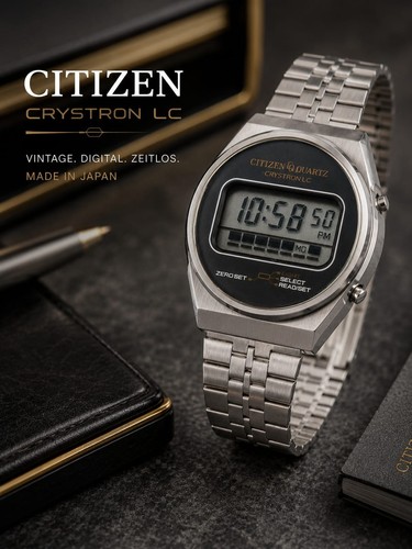 Citizen crystron quartz - crystron, lc