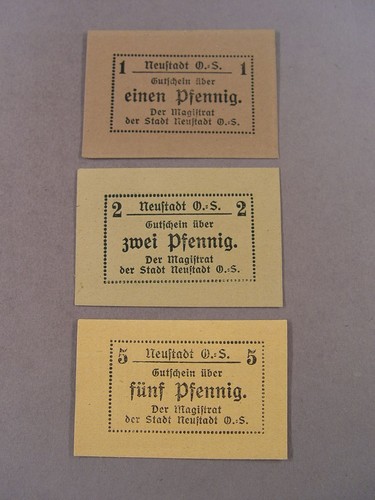 184 notgeld 3x gutschein - 184., notgeld:
