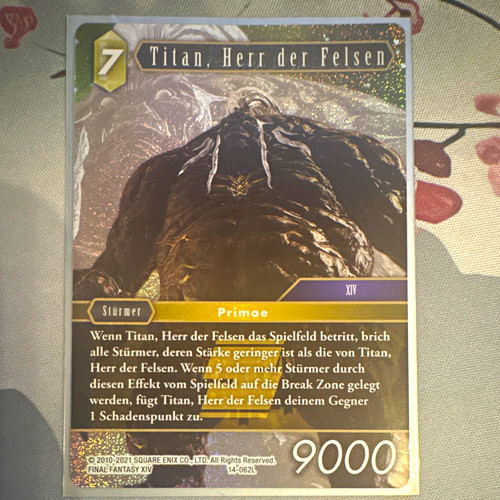 Final fantasy tcg titan herr - tcg, titan,