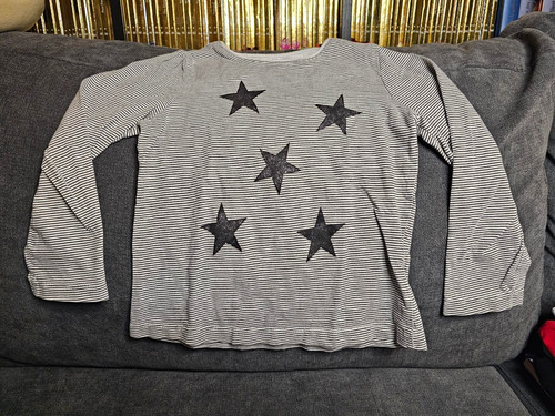 Langarmshirt mit sternchen - mit,