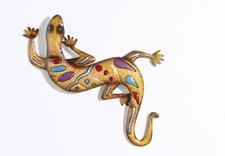 Gecko wandhänger metall - gecko,
