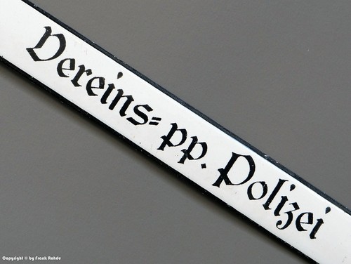 Schmales emailschild vereins - schmales,
