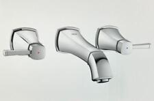 Grohe 3-loch Waschtischarmatur Grandera 20414 Wandmontage fms Ausladung 177mm