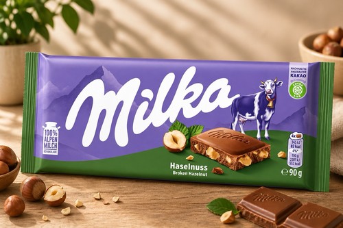 Milka haselnuss schokolade - haselnuss,