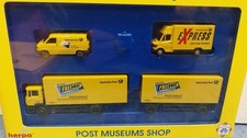 Herpa Set Postshop Postfahrzeuge der 90er Jahre MAN F2000 KHZ,T4,Sprinter Kögel