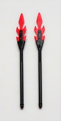 Drachen speer schwarz rot - 2,