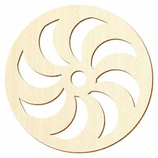 Holz Wagenrad V6 - Deko