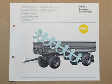 LKW 2-Seiten Kippanhänger HW 80-11 Kopie Werbung Anhänger DDR 1960er/1970er Jahr