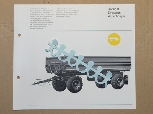 Lkw seiten kippanhänger hw - lkw, 2-seiten