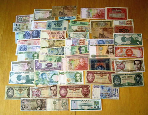 Banknoten alle welt - banknoten, 50