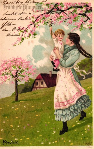 Pfingsten mutter mit kind - pfingsten,,