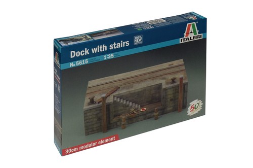Italeri dock with stairs - 1:35,