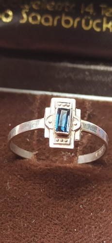 Antiker saphir ring 800 - ring,