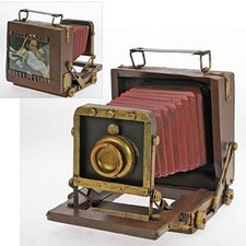 Bilderrahmen Balgen Kamera 