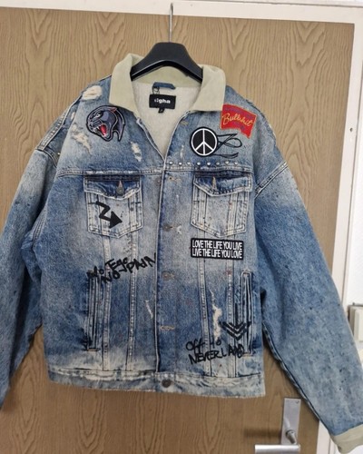 Tigha jeansjacke sherpa jacke - tigha,