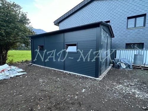 Moderne isolierte blechgarage - .moderne,