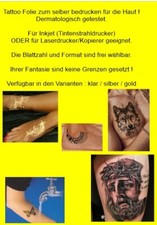 Kerzen Tattoo Folie Body Style