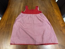 Sommerkleid Kleid Gr.110-116 für Mädchen Rot Rosa Handmade