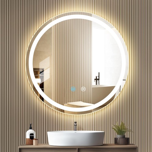Led badspiegel 60x60cm mit - led,