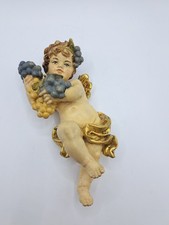 Vintage engel holzfigur putte - holzfigur,