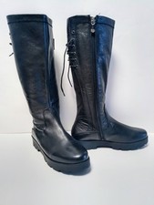 Neue Marc Shoes damen lederstiefel Größe 39 schwarz