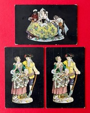 3 x AK Meissen um 1930 Meissner Porzellan Figuren  ( 160318