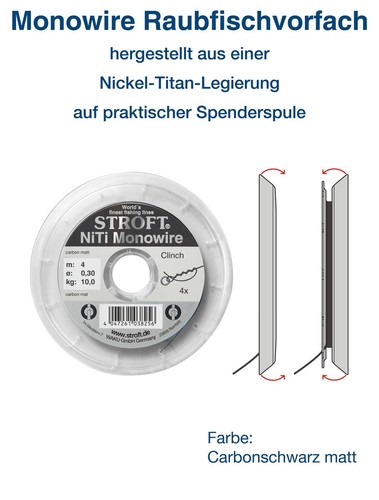Stroft niti monowire und - 4m,