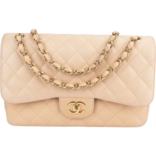 Chanel caviar leather jumbo - chanel,