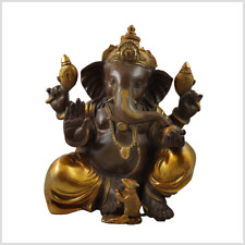 Ganesha Glücksgott Ganesh 36cm 11kg aus Messing Shiva Krishna Indien Hinduismus