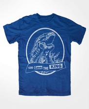 God Save the King T-Shirt Blau