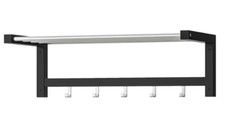 TJUSIG Ikea Hutablage 79cm Kleider Garderoben Haken Flur/Diele/Eingang schwarz