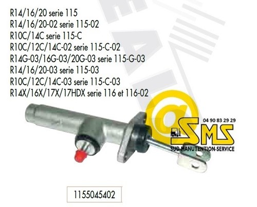 Maitre zylinder bremse fenwick - maitre,