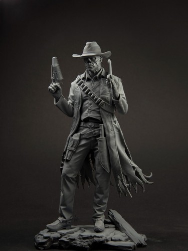 Harzfigur der ghul - ghul., fallout