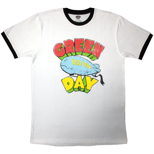 Green day unisex ringer - green,