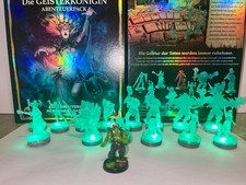 HeroQuest -Erweiterung - Die Geisterkönigin - deutsch Mit Licht LED Sockel!