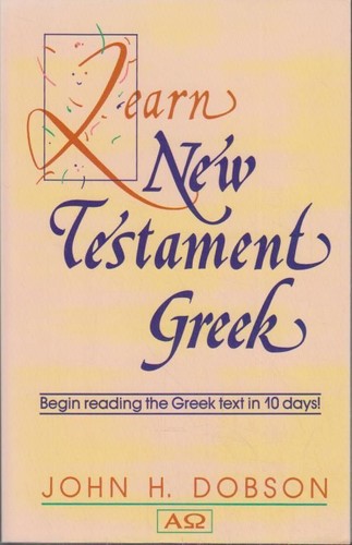 Learn new testament greek - testament,