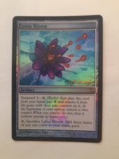 Holo FOIL Black Lotus Bloom Prerelease Stamp Date PROMO Time Spiral MTG Engl. #1