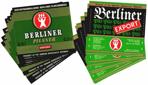 Bieretiketten ddr - x,