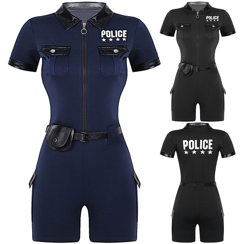Damen polizistin kostüm - de,