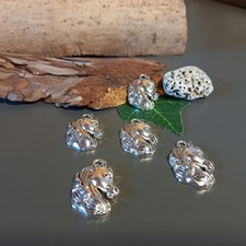 5 Pferd Pferde Kopf Anhänger